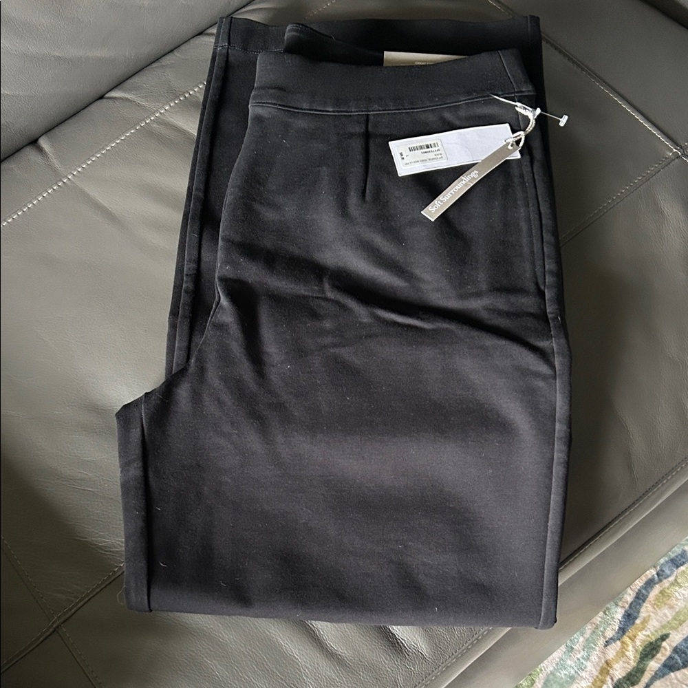 Soft Surroundings Black Wide Leg Pants